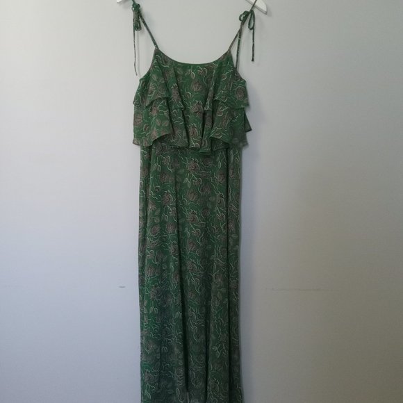 REBECCA MINKOFF | Green Floral Dress - Picture 2 of 11